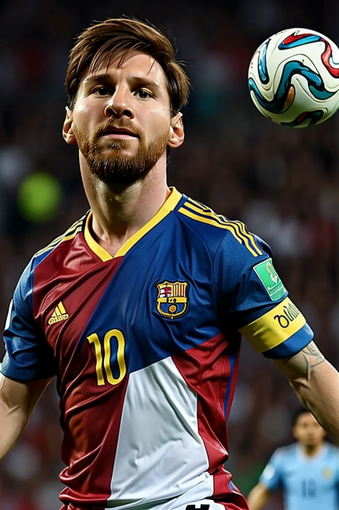 Generates Lionel Messi with the world cup