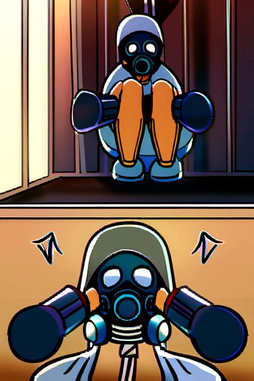Farts, Virtufocus, Acoustics, Tube, Hoses, Face sitting, Gas mask, Face sitting,simper,In the end