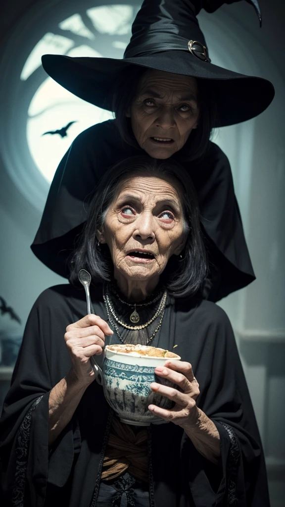 witch grandmother ugly dark