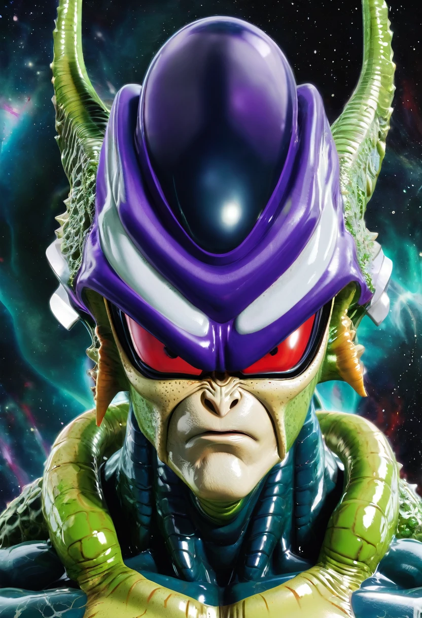 (((Extreme close-up Gremlins merged with Cell imperfect universe Dragon Ball Z Gremlins merged with Cell imperfect universe Dragon Ball Z front images images color Splash))),(((Xenomorph Alien the eighth passenger))),(((Gremlins Imperfect Cell Universe Dragon Ball Z))) 