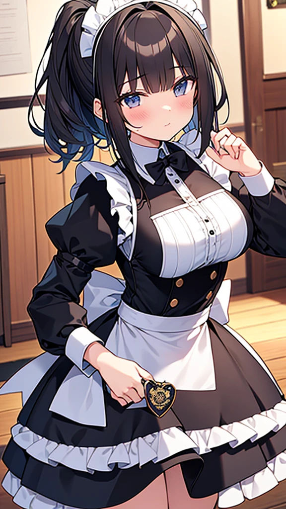 Giantess ((Mai Sakurajima from Rascal Does Not Dream of Bunny Girl Senpai)) calm and introspective (masterpiece best quality) soft smile, eyes filled with quiet confidence (real picture intricate details) (1 lady solo tall and slender figure) long black hair, deep brown eyes (tight bunny girl outfit, highlighting her understated yet captivating allure) towering over a tiny human, her hand resting lightly on his head, the contrast in their sizes making her feel a quiet sense of control and curiosity. The power dynamic intrigues her, filling her with a subtle, introspective satisfaction. Background: Quiet library, the air filled with the scent of old books and mystery.