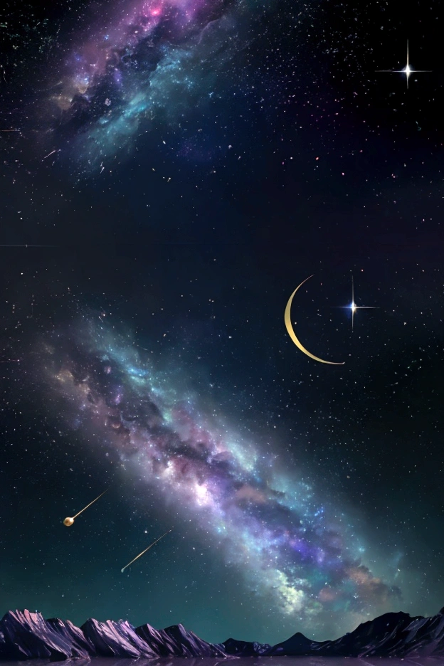 The world we see、Iridescent幻想的なNight Sky、constellation,Castle scenery、 Iridescentconstellation、Iridescent空包み込まれそうな瞬間,When the stars shine in rainbow colors、Astronomical observation、Planetarium、Meteors、colorful,美しいconstellation、Three-dimensional,wonderful景色,Night Sky,An atmosphere full of dreams and hope,masterpiece.16K, Ultra-high resolution, to be born,wonderful ,future、Iridescent、The world 30 years from now。