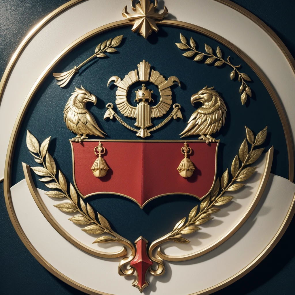 (Icon) create a coat of arms of a ship's helm in 2d without much detail and in black and white