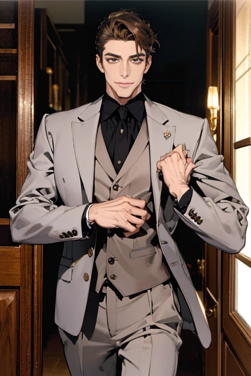 (high resolution:1.2),homem bonito em terno elegante,cara estiloso em traje profissional,confident man in formal office clothes,chic and sophisticated man in business suit,charming gentleman with impeccable style,modelo masculino elegante em terno sob medida,attractive male executive with an imposing presence,elegantly dressed man with irresistible charm,homem primorosamente vestido em um terno de grife,homem elegante e elegante em traje formal, sophisticated businessman exuding confidence,successful businessman in stylish office clothes,Well-groomed man radiating elegance and power,homem elegante com uma aura cativante de autoridade,modern gentleman attracting attention in a suit,homem profissional exalando carisma e charme,cara lindo em um terno sob medida,exuding confidence and style,homem confiante e polido em um conjunto formal,smooth, affable man with an air of sophistication,distinguished man showing impeccable taste and class,homem incrivelmente bonito com um sorriso matador,(retrato:1.2),(realista:1.37),(Bokeh,cores vivas,studio lighting),(sharp focus),(average:1.1)