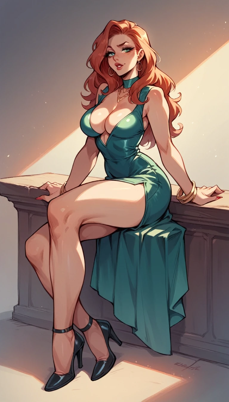 Fuck,cleavage,leg,heeled