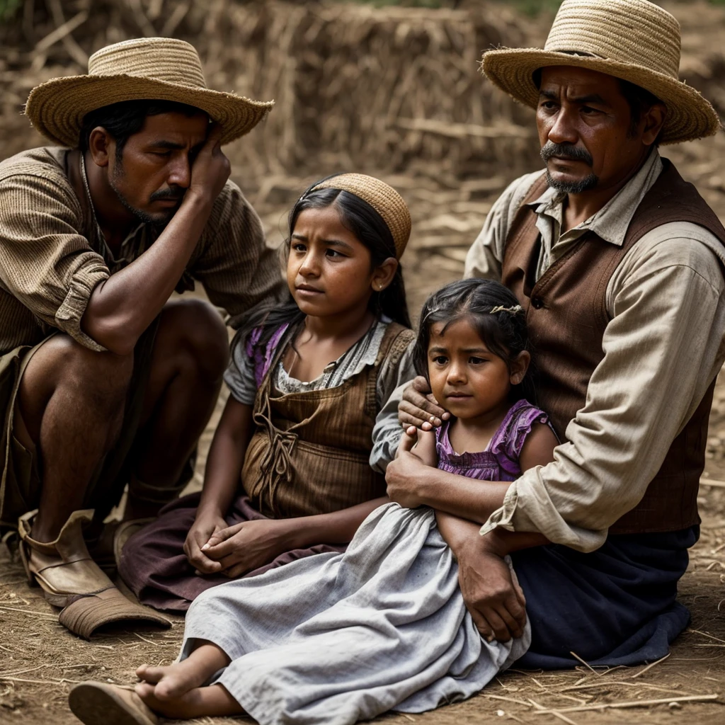 make a Colombian peasant father that his daughter just died, and she was very young