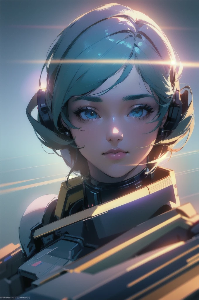 (ultra quality, 4k, 8k, high resolution, masterpiece: 1.2), ultra detailed, (realistic, photorealistic, photorealistic: 1.37) a young sexy and beautiful robot on a space station, 8k, ultra detailed, photorealistic, highly detailed, volumetric lighting, extremely detailed face and eyes, long eyelashes, upturned nose, full body, sexy, intricate details, concept art, vibrant colors, cinematic lighting, spectacular lighting, science fiction, futuristic, advanced technology, elegant design, seamless integration, meticulously crafted, masterpiece