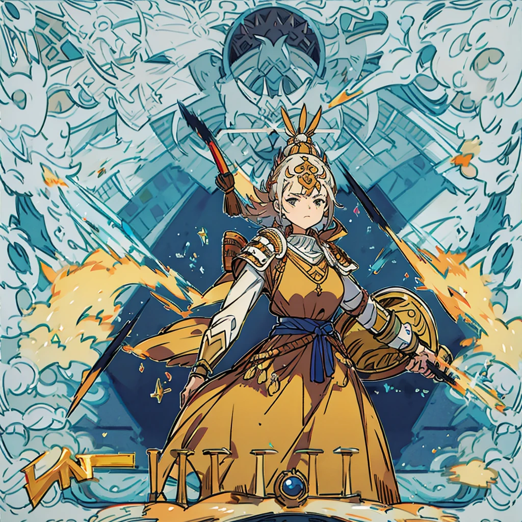 Craft an ancient warrior in ancient armor called Orion, the shadow hunter