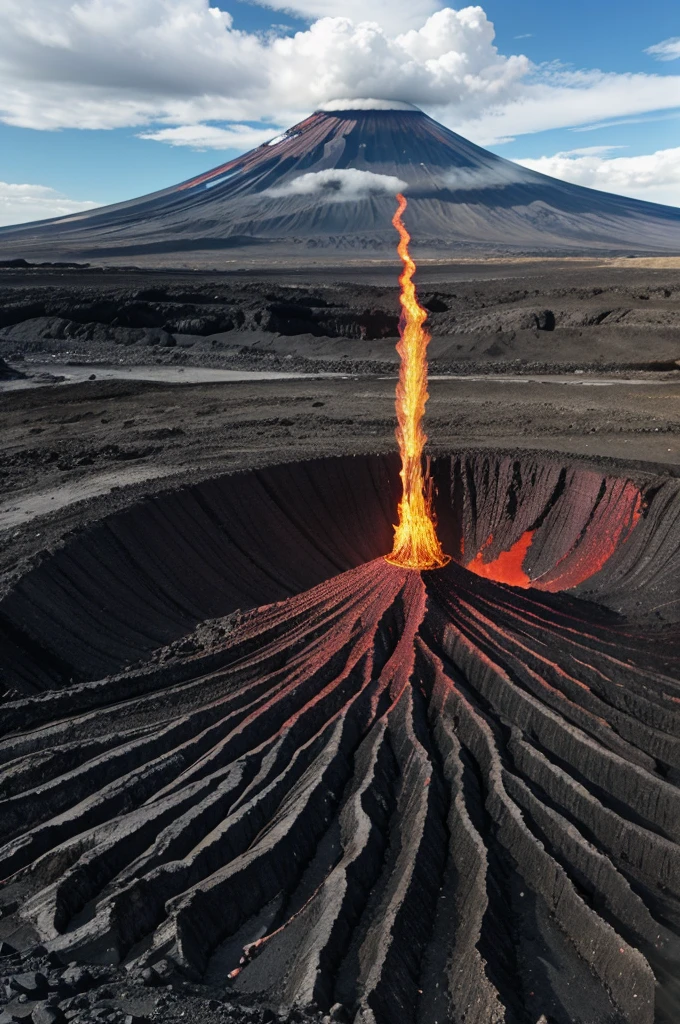 Volcano and its parts