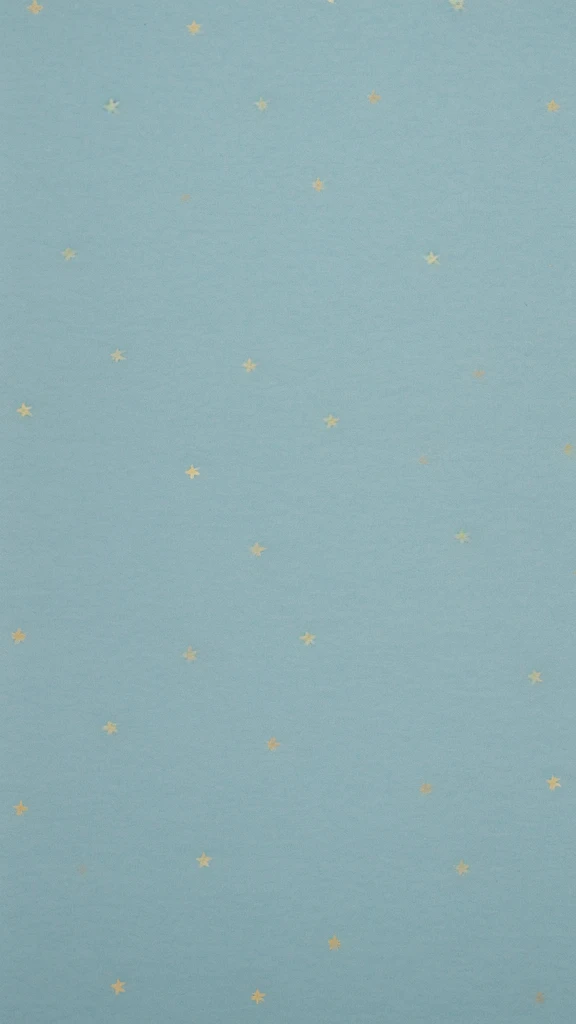 Light blue gradient two-tone washi paper、Star and morning glory patterns on the corners