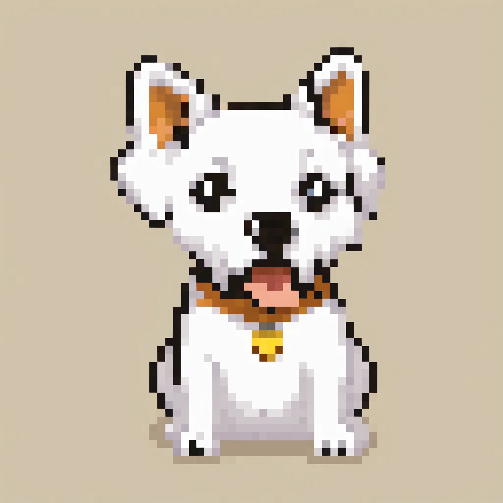 dog,  Pixel art, PixArFK, 