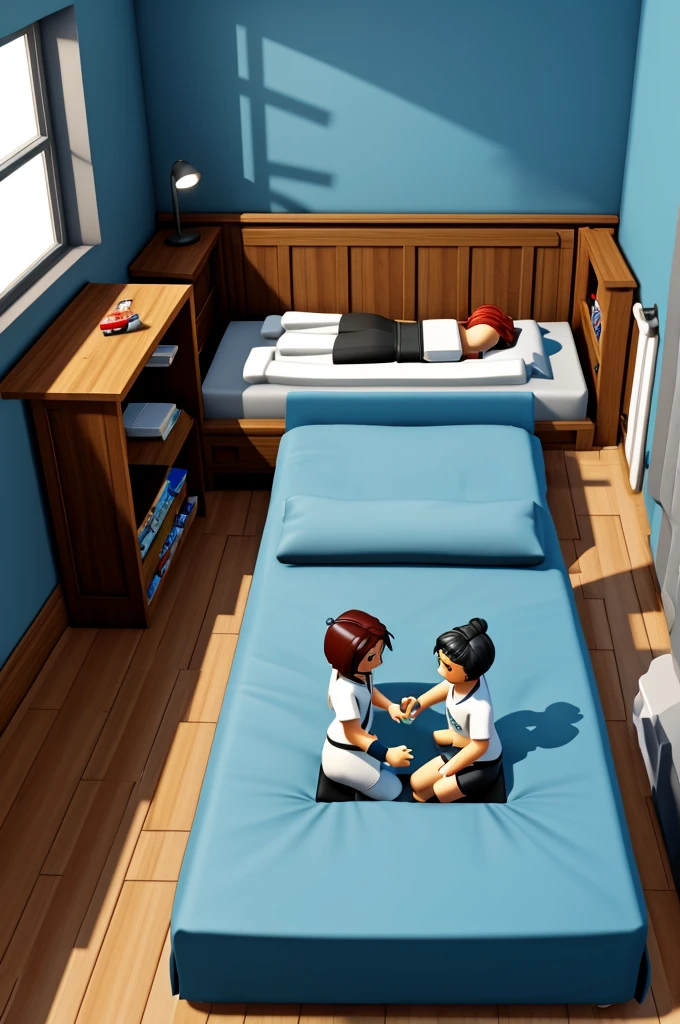 Roblox house brokhaven rp bed two people cpr in bed