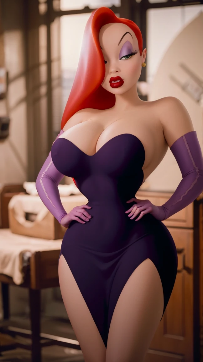 nsfw:1.4, a sexy woman with large breasts and curvy hips wearing a nurse's outfit, red hair,detailed face, beautiful eyes, lush lips, highly detailed, photorealistic, cinematic lighting, 8k, best quality, masterpiece