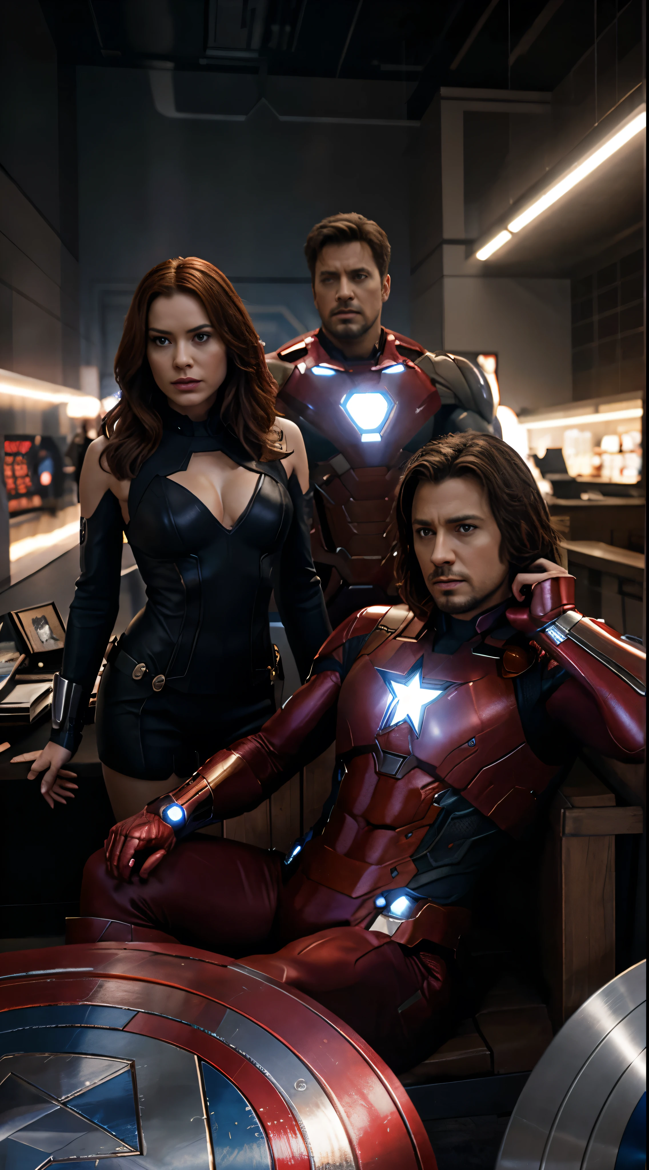 the avengers |New releases of Hollywood&#39;s best action movies in English Full HD。The Avengers Captain America and Black Widow in the Milky Way