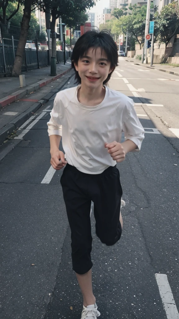 ,Smile,jogging