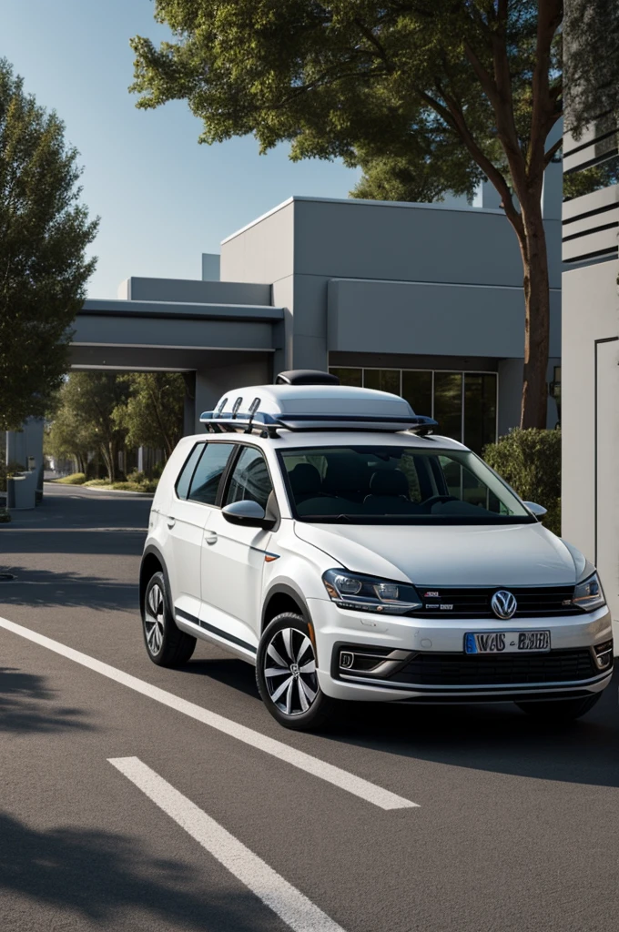 Volkswagen Vocho with graduation cap 