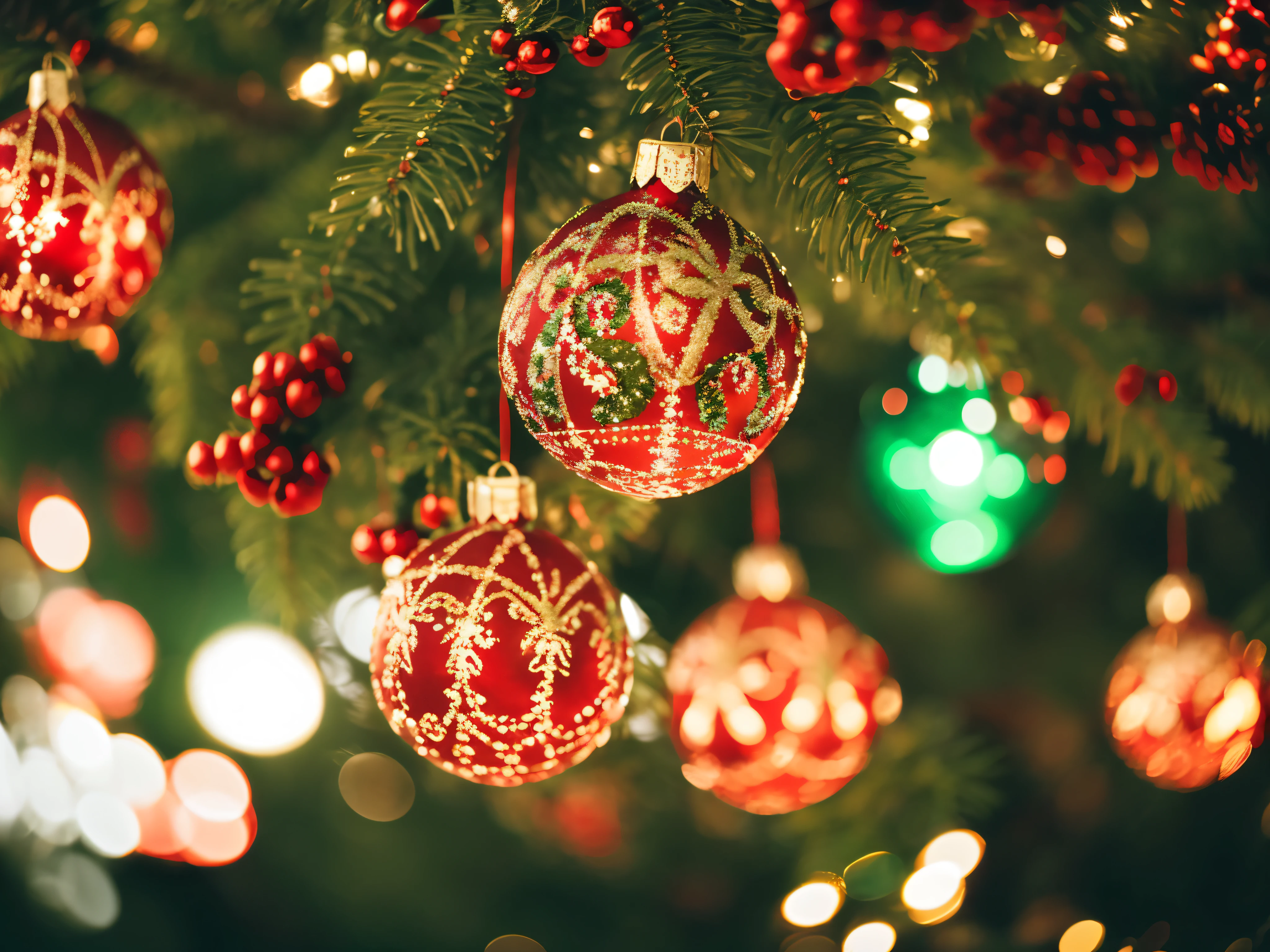 detailed christmas lights background, intricate holiday lighting, warm glowing fairy lights, shimmering bokeh effect, festive winter scene, cozy holiday atmosphere, soft focus blurred background, holiday decoration, magical christmas mood, sparkling lights, holiday ambiance, twinkling lights, festive lighting, holiday spirit, glowing lights, christmas celebration, holiday cheer, colorful lights, christmas decor, festive backdrop, winter wonderland