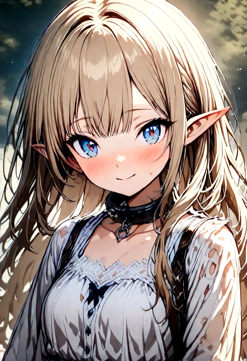 Slave. Dirty tunic. Torn tunic. dirty panties. Torn panties. Pointy ears. Elf. Slave collar. Blonde hair. Hair between the eyes. Shackles. Long hair. Long pointed ears. Blue eyes. 1 girl. 12 years. . Beautiful fingers. Beautiful long legs. Beautiful body. Beautiful nose. Snotty nose. Snot flows from the nose. Perfect eyes. Ideal face. Expressive eyes. Barefoot. Cold. Runny nose. Nasal mucus. Snot flows from the nose. Sneezing. Wants to sneeze. I have to sneeze. Violent, desperate desire to sneeze. She sneezed. She sneezes. Snot flies from your nose with every sneeze. Embarrassment. Blush. Beautiful character design. Shiny skin. Full body. official art, extremely detailed CG unity 8k wallpaper, perfect lighting, Colorful, Bright_Front_face_Lighting, shiny skin, (masterpiece:1.0), (best_quality:1.0), ultra high resolution, 4K, super detail, photography, 8K, HDR, high resolution, absurd: 1.2, Kodak portra 400, film grain, background blur, bokeh: 1.2, highlights, (bright_color: 1.2), (beautiful_face: 1.5), (narrow_waist), nsfw.