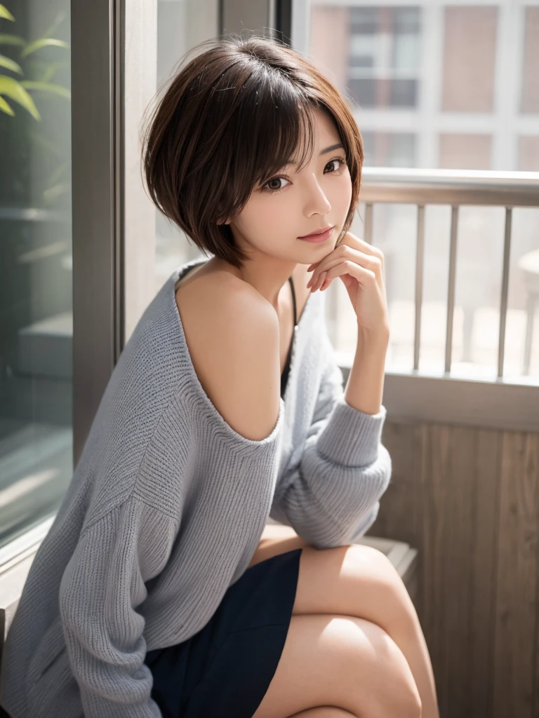 Mature Woman、Short Hair