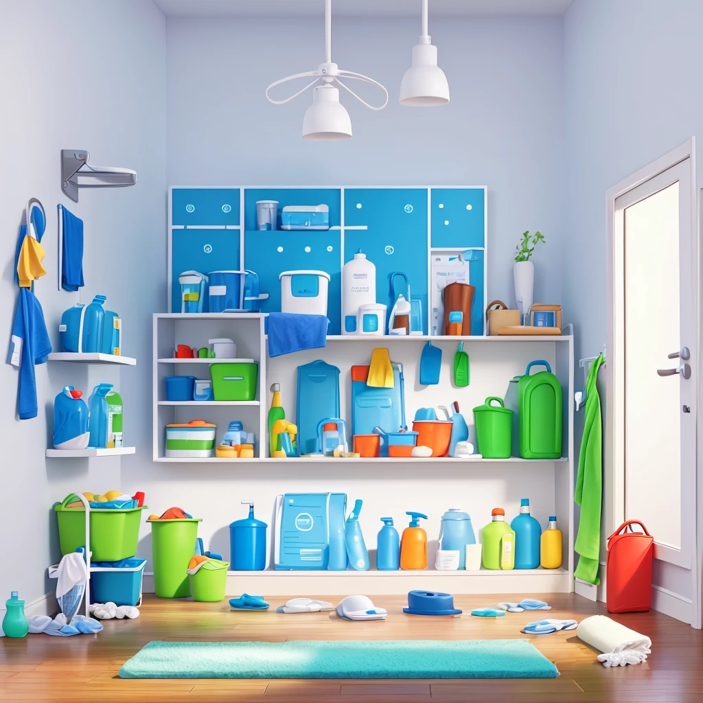 Create simple and simple logo for a company dedicated to the sale of home cleaning products: This is called Brilliant Clean..
It must contain the colors white, blue and green.