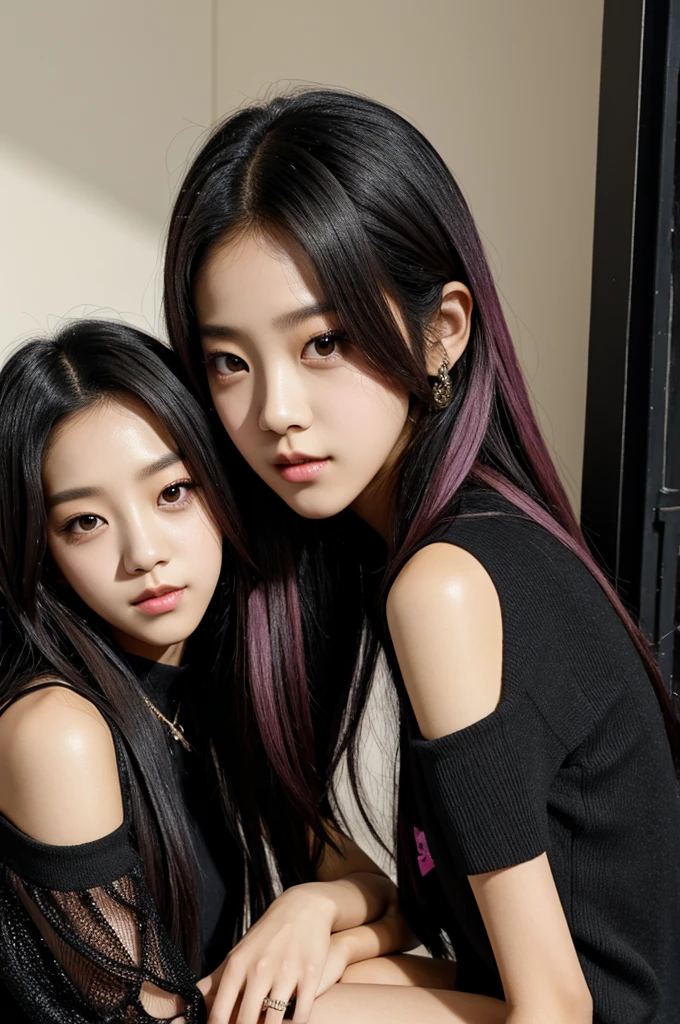 Black Pink Jisoo's face ,Undressing and showing pussy,milk,beautiful,Good figure, very seductive and inviting to fuck.