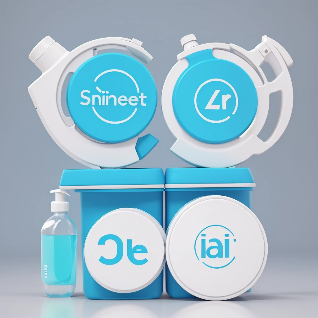 Create a modern and simple logo for a detergent company, This is called Brilliant Clean..
It must contain the colors white, blue and green..
Make it similar to the rest of the skills 
