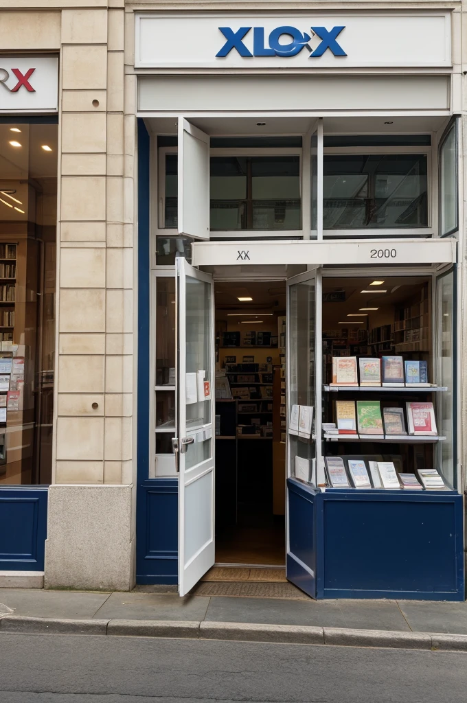 Xerox shop as well as note and book sales, shop name VJB blod latter
