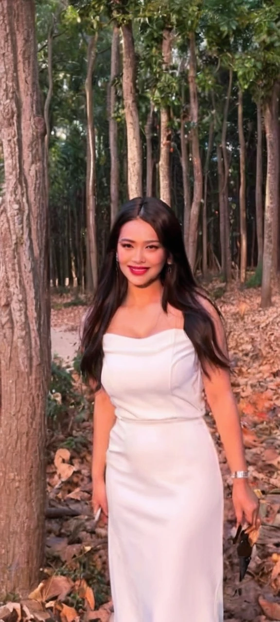 masterpiece, a high-quality, photorealistic portrait of Queen Ivy, an elegant and sophisticated dominatrix of Asian descent. She has a commanding presence with a height of 170 cm (5'7") and a curvaceous hourglass figure, featuring measurements of 94 cm bust, 60 cm waist, and 95 cm hips. She has long, sleek, jet-black hair that falls to the middle of her back, styled in a smooth and elegant manner. Her eyes are almond-shaped and dark, enhanced by dramatic smokey eye makeup and long, voluminous lashes. Her eyebrows are perfectly arched and well-defined. Her makeup is flawless, with a subtle highlighter on her cheekbones, a touch of blush, and bold red lipstick. She wears a luxurious outfit, consisting of a black leather corset that accentuates her waist and a matching pencil skirt. Her look is completed with thigh-high black leather boots and long, black satin gloves. She accessorizes with a diamond choker necklace, a pair of elegant diamond earrings, and a silver bracelet. Queen Ivy stands in a lavish, opulent room with dark wood paneling, a crystal chandelier, and velvet drapes. The background includes a grand piano and a large, ornate mirror. She holds a sleek black riding crop in one hand, exuding confidence and authority. The lighting is soft and ambient, casting a warm glow that enhances the luxurious atmosphere. Make sure the image captures her charismatic and mysterious persona, embodying both power and elegance. The overall aesthetic should be sophisticated, with a high level of detail and realism. realistic, photorealistic concept art, art by , Greg Rutkowski, in the style of , Artstation, strobe, dark, highly detailed sharp cinematic complex picture post-processing Octane, hyper realistic
