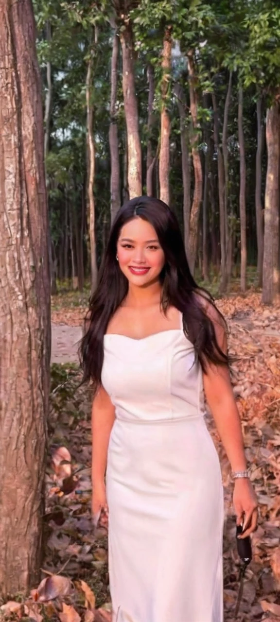 masterpiece, a high-quality, photorealistic portrait of Queen Ivy, an elegant and sophisticated dominatrix of Asian descent. She has a commanding presence with a height of 170 cm (5'7") and a curvaceous hourglass figure, featuring measurements of 94 cm bust, 60 cm waist, and 95 cm hips. She has long, sleek, jet-black hair that falls to the middle of her back, styled in a smooth and elegant manner. Her eyes are almond-shaped and dark, enhanced by dramatic smokey eye makeup and long, voluminous lashes. Her eyebrows are perfectly arched and well-defined. Her makeup is flawless, with a subtle highlighter on her cheekbones, a touch of blush, and bold red lipstick. She wears a luxurious outfit, consisting of a black leather corset that accentuates her waist and a matching pencil skirt. Her look is completed with thigh-high black leather boots and long, black satin gloves. She accessorizes with a diamond choker necklace, a pair of elegant diamond earrings, and a silver bracelet. Queen Ivy stands in a lavish, opulent room with dark wood paneling, a crystal chandelier, and velvet drapes. The background includes a grand piano and a large, ornate mirror. She holds a sleek black riding crop in one hand, exuding confidence and authority. The lighting is soft and ambient, casting a warm glow that enhances the luxurious atmosphere. Make sure the image captures her charismatic and mysterious persona, embodying both power and elegance. The overall aesthetic should be sophisticated, with a high level of detail and realism. realistic, photorealistic concept art, art by , Greg Rutkowski, in the style of , Artstation, strobe, dark, highly detailed sharp cinematic complex picture post-processing Octane, hyper realistic