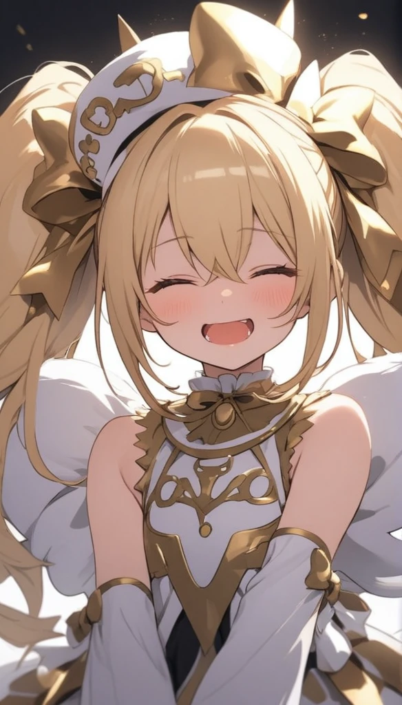 Little、、、blonde、Brat、Close your eyes and look down、white idol costume