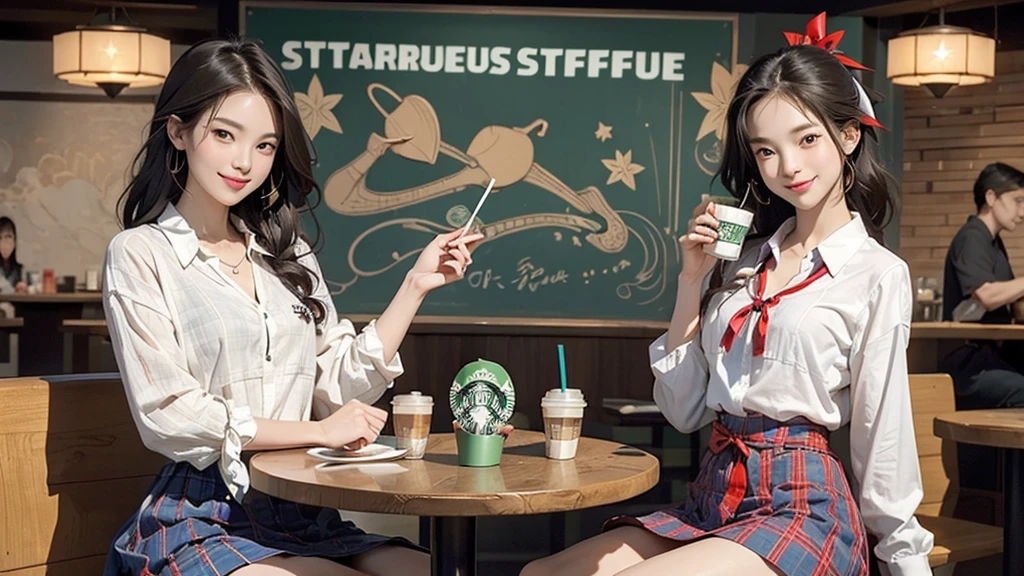 8K、RAW Photos、Highest quality、Super detailed、Super Resolution、Ultra HD、8K壁紙、Amazing details
((A girl in a blazer uniform ((White blouse with formal collar, Blue Blazer,
Red Check Skirt, Red checkered ribbon on blouse)), Complete limbs, Full Finger, ))
((((((Inside the Starbucks store、16-year-old high school girl))))))、((((((Sit down and eat cake、Drink coffee、smile))))))、((Heart Necklace))
((Emphasize cleavage))
Modern and sleek design:Interior design using natural materials、Many of the designs are warm and made using wood and metal.。
Large windows:自然光をたっぷり取り入れるためのLarge windowsがあり、Providing a bright and open space。
Green Interior:Potted plants are effectively placed、It creates a relaxing atmosphere。
artwork:Works by local artists、Starbucks-related art on display。
Cozy seating:Cushioned chairs and sofas、Bar sheet etc.、A variety of seating options available。
Open kitchen area:Being able to see how drinks and food are made、We provide peace of mind and transparency。
Unique lighting:Antique lamps and chandeliers、Modern lighting fixtures are used。
Comfortable background music:Relaxing music is playing、A comfortable space is provided。
Free Wi-Fi and charging spots:Many tables are equipped with power outlets.、Convenient for work and study。
Customizable menus:Menus are provided that can be customized according to customer preferences。
Use of sustainable materials:Eco-friendly recycled materials and sustainable wood are used。
Wide々Table space:一人でもグループでも使いやすいWide々There is a table with。
Community Table:There is a large table where you can socialize with other customers.。
Seasonal decorations:The decorations are themed according to the season.。
Digital Order System:スマホやタブレットから注文できるDigital Order Systemが導入されています。
Design with a local feel:The design incorporates the local culture and characteristics.。
Fragrance production:コーヒーの香りが店内にWideがり、A space that satisfies the five senses has been created.。
Conversation with a barista:フレンドリーなConversation with a baristaが楽しめるカウンターエリアがあります。
8K、RAW Photos、Highest quality、masterpiece:1.2、Super detailed、Super Resolution、Ultra HD、8K壁紙、Amazing details、Photorealistic:1.4、Having fun by the water、Full Body Shot、Full body photo、High-resolution RAW color photos、Professional photos、A scene full of emotion、Very detailed and beautiful、Ultra HD、8K壁紙、Amazing details、Huge file sizes、Highly detailed beautiful girls、Highly detailed face Highly detailed eyes、Extremely realistic skin、 Highly detailed fingers, Highly detailed nose, Highly detailed mouth, Perfect Anatomy, Highly detailed background, Highly detailed clothing, Teen, cute女の子, Famous Japanese Idols, cute, Realistic body, Slender, White skin, Glowing Skin, Slim body, Realistic Face, Delicate eyes, double eyelid,