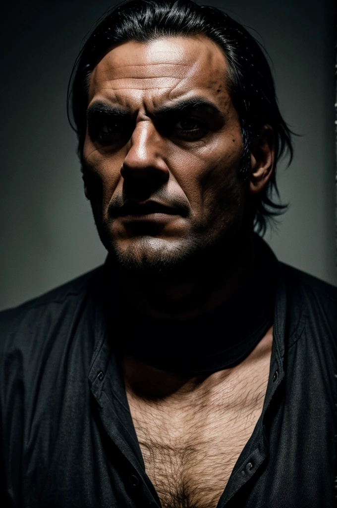 Give me a dark horror man photo