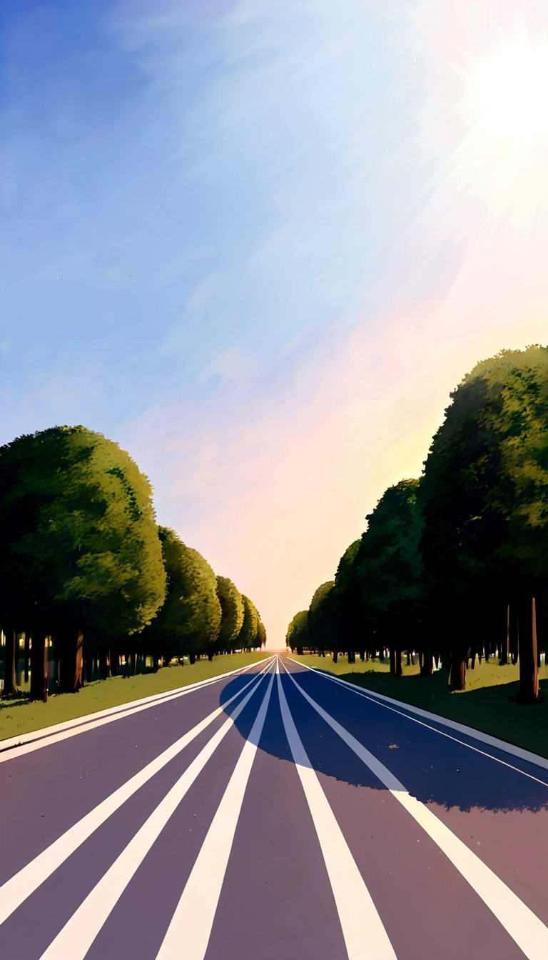score 9, source anime, wide shot, multiple girls, Women marathoners running on the road while the roadside is packed with spectators, dynamic angle, perfect face, playful expression, low ponytail, sweat, outdoor, blue sky, shiny day, dramatic lighting, cinematic, best quality, 8k, masterpiece, ultra-detailed,
