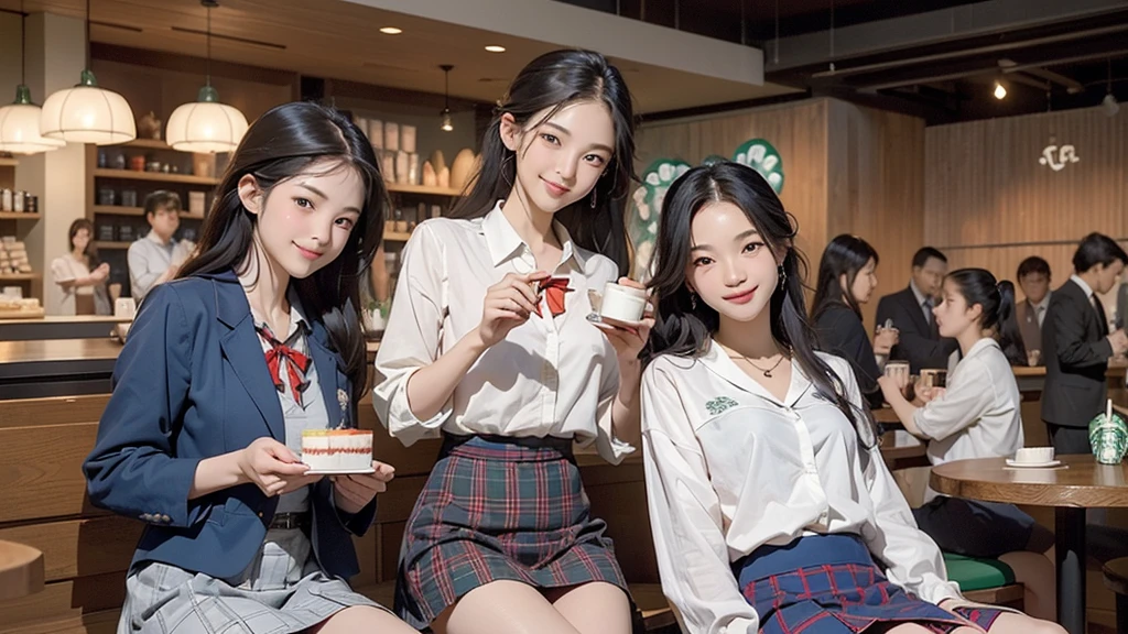 
8K、RAW Photos、Highest quality、Super detailed、Super Resolution、Ultra HD、8K壁紙、Amazing details
((A girl in a blazer uniform ((White blouse with formal collar, Blue Blazer, 
Red Check Skirt, Red checkered ribbon on blouse)), Complete limbs, Full Finger, ))

((((((Inside the Starbucks store、16-year-old high school girl))))))、((((((Sit down and eat cake、Drink coffee、smile))))))、((Heart Necklace))
((Emphasize cleavage))



Modern and sleek design：Interior design using natural materials、Many of the designs are warm and made using wood and metal.。
Large windows：自然光をたっぷり取り入れるためのLarge windowsがあり、Providing a bright and open space。
Green Interior：Potted plants are effectively placed、It creates a relaxing atmosphere。
artwork：Works by local artists、Starbucks-related art on display。
Cozy seating：Cushioned chairs and sofas、Bar sheet etc.、A variety of seating options available。
Open kitchen area：Being able to see how drinks and food are made、We provide peace of mind and transparency。
Unique lighting：Antique lamps and chandeliers、Modern lighting fixtures are used。
Comfortable background music：Relaxing music is playing、A comfortable space is provided。
Free Wi-Fi and charging spots：Many tables are equipped with power outlets.、Convenient for work and study。
Customizable menus：Menus are provided that can be customized according to customer preferences。
Use of sustainable materials：Eco-friendly recycled materials and sustainable wood are used。
Wide々Table space：一人でもグループでも使いやすいWide々There is a table with。
Community Table：There is a large table where you can socialize with other customers.。
Seasonal decorations：The decorations are themed according to the season.。
Digital Order System：スマホやタブレットから注文できるDigital Order Systemが導入されています。
Design with a local feel：The design incorporates the local culture and characteristics.。
Fragrance production：コーヒーの香りが店内にWideがり、A space that satisfies the five senses has been created.。
Conversation with a barista：フレンドリーなConversation with a baristaが楽しめるカウンターエリアがあります。




8K、RAW Photos、Highest quality、masterpiece:1.2、Super detailed、Super Resolution、Ultra HD、8K壁紙、Amazing details、Photorealistic:1.4、Having fun by the water、Full Body Shot、Full body photo、High-resolution RAW color photos、Professional photos、A scene full of emotion、Very detailed and beautiful、Ultra HD、8K壁紙、Amazing details、Huge file sizes、Highly detailed beautiful girls、Highly detailed face Highly detailed eyes、Extremely realistic skin、 Highly detailed fingers, Highly detailed nose, Highly detailed mouth, Perfect Anatomy, Highly detailed background, Highly detailed clothing, Teen, cute女の子, Famous Japanese Idols, cute, Realistic body, Slender, White skin, Glowing Skin, Slim body, Realistic Face, Delicate eyes, double eyelid, 