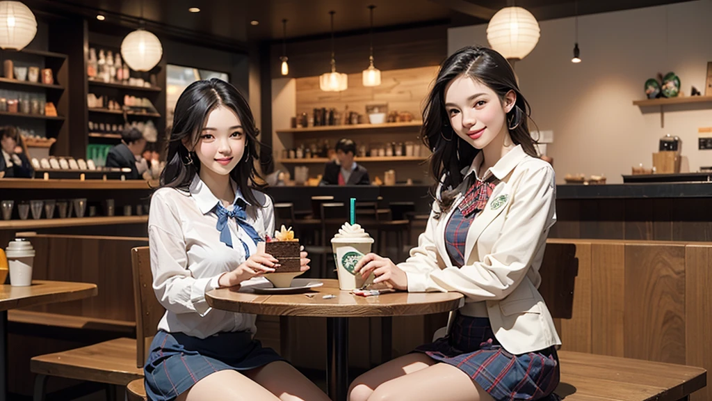 
8K、RAW Photos、Highest quality、Super detailed、Super Resolution、Ultra HD、8K壁紙、Amazing details
((A girl in a blazer uniform ((White blouse with formal collar, Blue Blazer, 
Red Check Skirt, Red checkered ribbon on blouse)), Complete limbs, Full Finger, ))

((((((Inside the Starbucks store、-yeld hischool gi))、((((((Sit down and eat cake、Drink coffee、smile))))))、((Heart Necklace))
((Emphasize cleavage))



Modern and sleek design：Interior design using natural materials、Many of the designs are warm and made using wood and metal.。
Large windows：自然光をたっぷり取り入れるためのLarge windowsがあり、Providing a bright and open space。
Green Interior：Potted plants are effectively placed、It creates a relaxing atmosphere。
artwork：Works by local artists、Starbucks-related art on display。
Cozy seating：Cushioned chairs and sofas、Bar sheet etc.、A variety of seating options available。
Open kitchen area：Being able to see how drinks and food are made、We provide peace of mind and transparency。
Unique lighting：Antique lamps and chandeliers、Modern lighting fixtures are used。
Comfortable background music：Relaxing music is playing、A comfortable space is provided。
Free Wi-Fi and charging spots：Many tables are equipped with power outlets.、Convenient for work and study。
Customizable menus：Menus are provided that can be customized according to customer preferences。
Use of sustainable materials：Eco-friendly recycled materials and sustainable wood are used。
Wide々Table space：一人でもグループでも使いやすいWide々There is a table with。
Community Table：There is a large table where you can socialize with other customers.。
Seasonal decorations：The decorations are themed according to the season.。
Digital Order System：スマホやタブレットから注文できるDigital Order Systemが導入されています。
Design with a local feel：The design incorporates the local culture and characteristics.。
Fragrance production：コーヒーの香りが店内にWideがり、A space that satisfies the five senses has been created.。
Conversation with a barista：フレンドリーなConversation with a baristaが楽しめるカウンターエリアがあります。




8K、RAW Photos、Highest quality、masterpiece:1.2、Super detailed、Super Resolution、Ultra HD、8K壁紙、Amazing details、Photorealistic:1.4、Having fun by the water、Full Body Shot、Full body photo、High-resolution RAW color photos、Professional photos、A scene full of emotion、Very detailed and beautiful、Ultra HD、8K壁紙、Amazing details、Huge file sizes、Highly detailed beautiful girls、Highly detailed face Highly detailed eyes、Extremely realistic skin、 Highly detailed fingers, Highly detailed nose, Highly detailed mouth, Perfect Anatomy, Highly detailed background, Highly detailed clothing, Teen, cute女の子, Famous Japanese Idols, cute, Realistic body, Slender, White skin, Glowing Skin, Slim body, Realistic Face, Delicate eyes, double eyelid, 