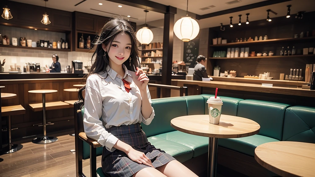 
8K、RAW Photos、Highest quality、Super detailed、Super Resolution、Ultra HD、8K壁紙、Amazing details
((A girl in a blazer uniform ((White blouse with formal collar, Blue Blazer, 
Red Check Skirt, Red checkered ribbon on blouse)), Complete limbs, Full Finger, ))

((((((Inside the Starbucks store、-yeld hischool gi))、((((((Sit down and eat cake、Drink coffee、smile))))))、((Heart Necklace))
((Emphasize cleavage))



Modern and sleek design：Interior design using natural materials、Many of the designs are warm and made using wood and metal.。
Large windows：自然光をたっぷり取り入れるためのLarge windowsがあり、Providing a bright and open space。
Green Interior：Potted plants are effectively placed、It creates a relaxing atmosphere。
artwork：Works by local artists、Starbucks-related art on display。
Cozy seating：Cushioned chairs and sofas、Bar sheet etc.、A variety of seating options available。
Open kitchen area：Being able to see how drinks and food are made、We provide peace of mind and transparency。
Unique lighting：Antique lamps and chandeliers、Modern lighting fixtures are used。
Comfortable background music：Relaxing music is playing、A comfortable space is provided。
Free Wi-Fi and charging spots：Many tables are equipped with power outlets.、Convenient for work and study。
Customizable menus：Menus are provided that can be customized according to customer preferences。
Use of sustainable materials：Eco-friendly recycled materials and sustainable wood are used。
Wide々Table space：一人でもグループでも使いやすいWide々There is a table with。
Community Table：There is a large table where you can socialize with other customers.。
Seasonal decorations：The decorations are themed according to the season.。
Digital Order System：スマホやタブレットから注文できるDigital Order Systemが導入されています。
Design with a local feel：The design incorporates the local culture and characteristics.。
Fragrance production：コーヒーの香りが店内にWideがり、A space that satisfies the five senses has been created.。
Conversation with a barista：フレンドリーなConversation with a baristaが楽しめるカウンターエリアがあります。




8K、RAW Photos、Highest quality、masterpiece:1.2、Super detailed、Super Resolution、Ultra HD、8K壁紙、Amazing details、Photorealistic:1.4、Having fun by the water、Full Body Shot、Full body photo、High-resolution RAW color photos、Professional photos、A scene full of emotion、Very detailed and beautiful、Ultra HD、8K壁紙、Amazing details、Huge file sizes、Highly detailed beautiful girls、Highly detailed face Highly detailed eyes、Extremely realistic skin、 Highly detailed fingers, Highly detailed nose, Highly detailed mouth, Perfect Anatomy, Highly detailed background, Highly detailed clothing, Teen, cute女の子, Famous Japanese Idols, cute, Realistic body, Slender, White skin, Glowing Skin, Slim body, Realistic Face, Delicate eyes, double eyelid, 