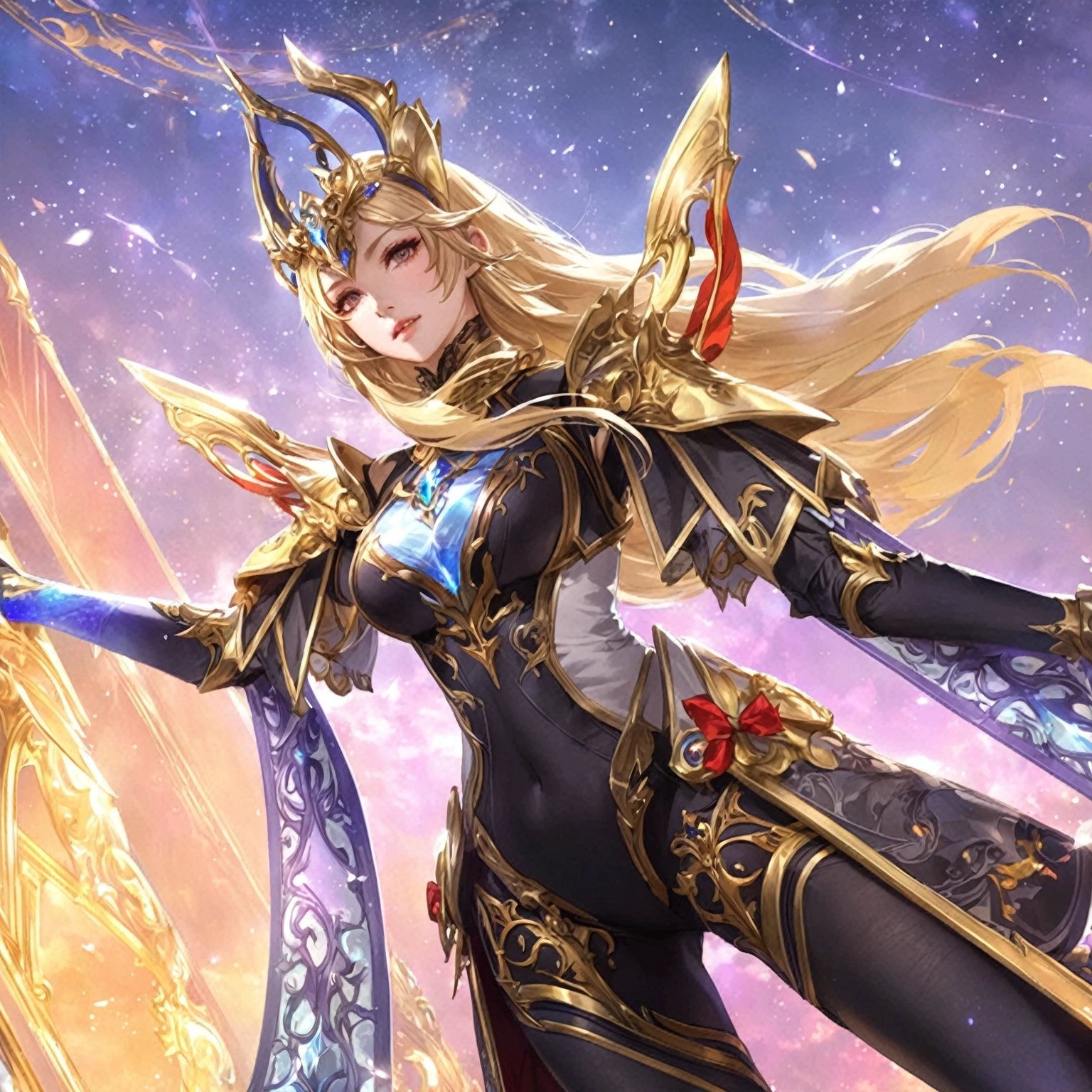 masterpiece, best quality, Fantasy aesthetics, Highly detailed, shadowverse style, female
