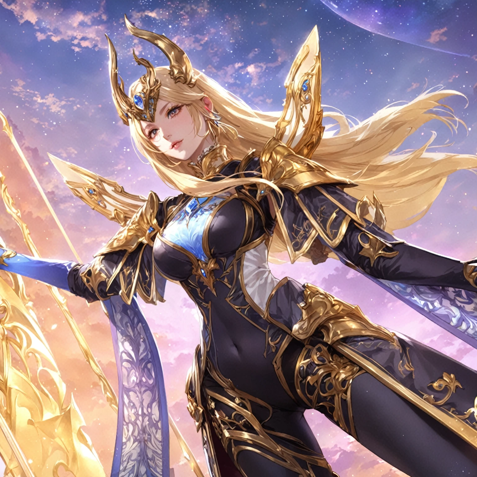 masterpiece, best quality, Fantasy aesthetics, Highly detailed, shadowverse style, female