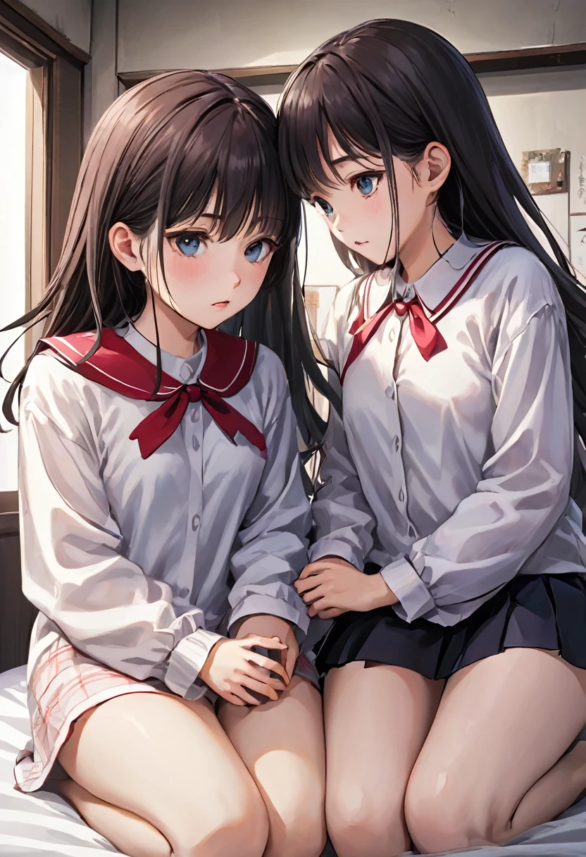 （((美少女Anime Style))),Anime Style,３Different types of young girls,Can be held in arms,Reluctant,Cry,Shake your head vigorously from side to side,Intense penetration sex,Creampie Sex,rape,rape,,rapeされて放心している**,low length,At the peak