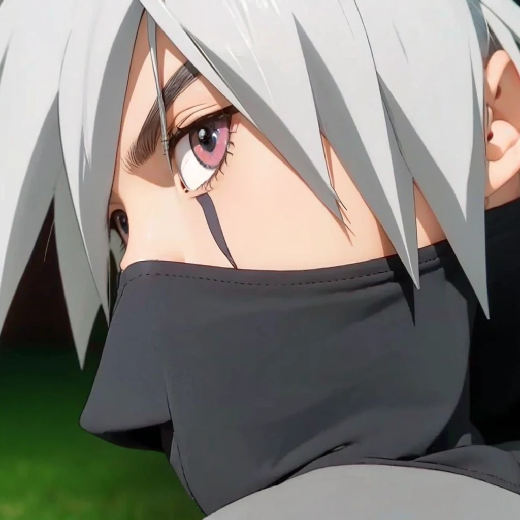Masterpiece, best quality, chibi, handsome male, handsome, happy, vibrant, colorful, kakashi, naruto movie
