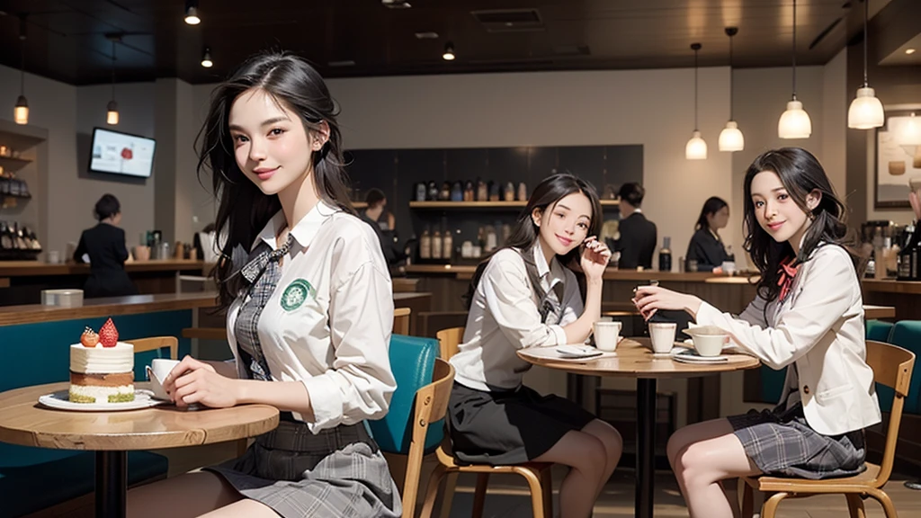 8K、RAW Photos、Highest quality、Super detailed、Super Resolution、Ultra HD、8K壁紙、Amazing details
((A girl in a blazer uniform ((White blouse with formal collar, Blue Blazer,
Red Check Skirt, Red checkered ribbon on blouse)), Complete limbs, Full Finger, ))
((((((Inside the Starbucks store、16-year-old high school girl))))))、((((((Sit down and eat cake、Drink coffee、smile))))))、((Heart Necklace))
((Emphasize cleavage))
Modern and sleek design:Interior design using natural materials、Many of the designs are warm and made using wood and metal.。
Large windows:自然光をたっぷり取り入れるためのLarge windowsがあり、Providing a bright and open space。
Green Interior:Potted plants are effectively placed、It creates a relaxing atmosphere。
artwork:Works by local artists、Starbucks-related art on display。
Cozy seating:Cushioned chairs and sofas、Bar sheet etc.、A variety of seating options available。
Open kitchen area:Being able to see how drinks and food are made、We provide peace of mind and transparency。
Unique lighting:Antique lamps and chandeliers、Modern lighting fixtures are used。
Comfortable background music:Relaxing music is playing、A comfortable space is provided。
Free Wi-Fi and charging spots:Many tables are equipped with power outlets.、Convenient for work and study。
Customizable menus:Menus are provided that can be customized according to customer preferences。
Use of sustainable materials:Eco-friendly recycled materials and sustainable wood are used。
Wide々Table space:一人でもグループでも使いやすいWide々There is a table with。
Community Table:There is a large table where you can socialize with other customers.。
Seasonal decorations:The decorations are themed according to the season.。
Digital Order System:スマホやタブレットから注文できるDigital Order Systemが導入されています。
Design with a local feel:The design incorporates the local culture and characteristics.。
Fragrance production:コーヒーの香りが店内にWideがり、A space that satisfies the five senses has been created.。
Conversation with a barista:フレンドリーなConversation with a baristaが楽しめるカウンターエリアがあります。
8K、RAW Photos、Highest quality、masterpiece:1.2、Super detailed、Super Resolution、Ultra HD、8K壁紙、Amazing details、Photorealistic:1.4、Having fun by the water、Full Body Shot、Full body photo、High-resolution RAW color photos、Professional photos、A scene full of emotion、Very detailed and beautiful、Ultra HD、8K壁紙、Amazing details、Huge file sizes、Highly detailed beautiful girls、Highly detailed face Highly detailed eyes、Extremely realistic skin、 Highly detailed fingers, Highly detailed nose, Highly detailed mouth, Perfect Anatomy, Highly detailed background, Highly detailed clothing, Teen, cute女の子, Famous Japanese Idols, cute, Realistic body, Slender, White skin, Glowing Skin, Slim body, Realistic Face, Delicate eyes, double eyelid,