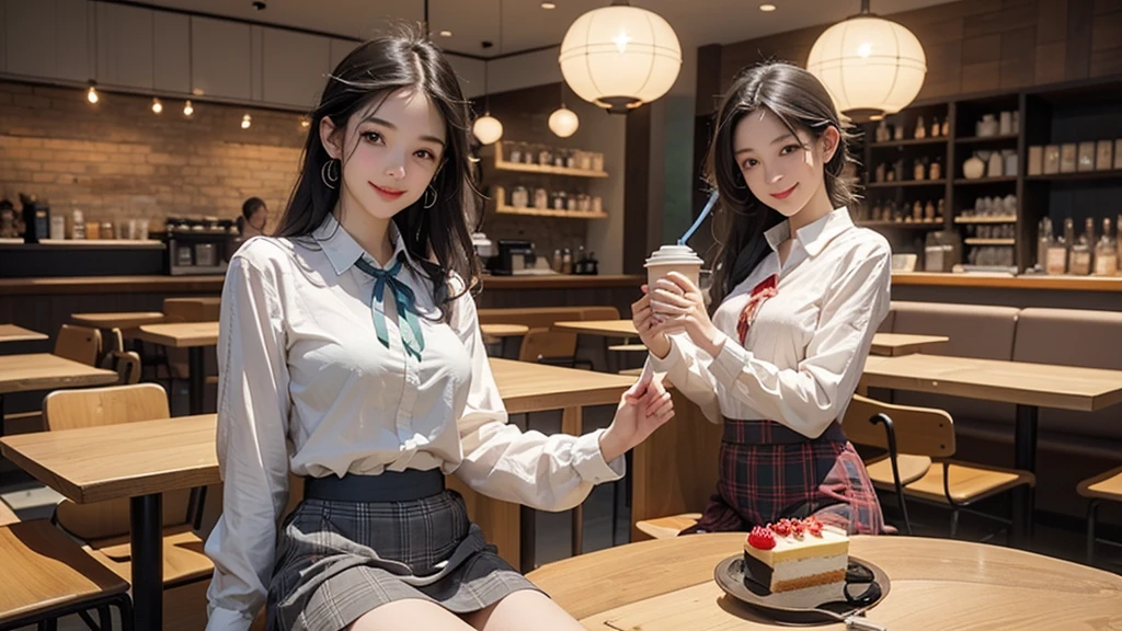 
8K、RAW Photos、Highest quality、Super detailed、Super Resolution、Ultra HD、8K壁紙、Amazing details
((A girl in a blazer uniform ((White blouse with formal collar, Blue Blazer, 
Red Check Skirt, Red checkered ribbon on blouse)), Complete limbs, Full Finger, ))

((((((Inside the Starbucks store、-yeld hischool gi))、((((((Sit down and eat cake、Drink coffee、smile))))))、((Heart Necklace))
((Emphasize cleavage))



Modern and sleek design：Interior design using natural materials、Many of the designs are warm and made using wood and metal.。
Large windows：自然光をたっぷり取り入れるためのLarge windowsがあり、Providing a bright and open space。
Green Interior：Potted plants are effectively placed、It creates a relaxing atmosphere。
artwork：Works by local artists、Starbucks-related art on display。
Cozy seating：Cushioned chairs and sofas、Bar sheet etc.、A variety of seating options available。
Open kitchen area：Being able to see how drinks and food are made、We provide peace of mind and transparency。
Unique lighting：Antique lamps and chandeliers、Modern lighting fixtures are used。
Comfortable background music：Relaxing music is playing、A comfortable space is provided。
Free Wi-Fi and charging spots：Many tables are equipped with power outlets.、Convenient for work and study。
Customizable menus：Menus are provided that can be customized according to customer preferences。
Use of sustainable materials：Eco-friendly recycled materials and sustainable wood are used。
Wide々Table space：一人でもグループでも使いやすいWide々There is a table with。
Community Table：There is a large table where you can socialize with other customers.。
Seasonal decorations：The decorations are themed according to the season.。
Digital Order System：スマホやタブレットから注文できるDigital Order Systemが導入されています。
Design with a local feel：The design incorporates the local culture and characteristics.。
Fragrance production：コーヒーの香りが店内にWideがり、A space that satisfies the five senses has been created.。
Conversation with a barista：フレンドリーなConversation with a baristaが楽しめるカウンターエリアがあります。




8K、RAW Photos、Highest quality、masterpiece:1.2、Super detailed、Super Resolution、Ultra HD、8K壁紙、Amazing details、Photorealistic:1.4、Having fun by the water、Full Body Shot、Full body photo、High-resolution RAW color photos、Professional photos、A scene full of emotion、Very detailed and beautiful、Ultra HD、8K壁紙、Amazing details、Huge file sizes、Highly detailed beautiful girls、Highly detailed face Highly detailed eyes、Extremely realistic skin、 Highly detailed fingers, Highly detailed nose, Highly detailed mouth, Perfect Anatomy, Highly detailed background, Highly detailed clothing, Teen, cute女の子, Famous Japanese Idols, cute, Realistic body, Slender, White skin, Glowing Skin, Slim body, Realistic Face, Delicate eyes, double eyelid, 