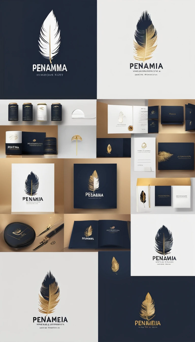 Create a minimal, modern, simple, inspirational, memorable, dream like icon design of a boy and a feather for the brand “Penamemoria"