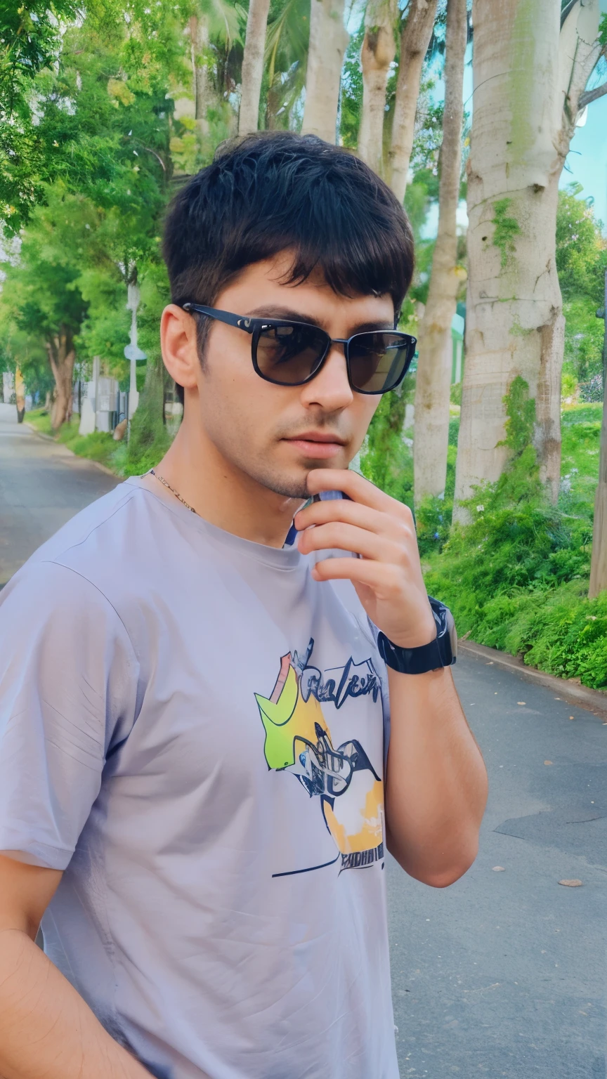 Futuristic background and realistic face Ultra hd