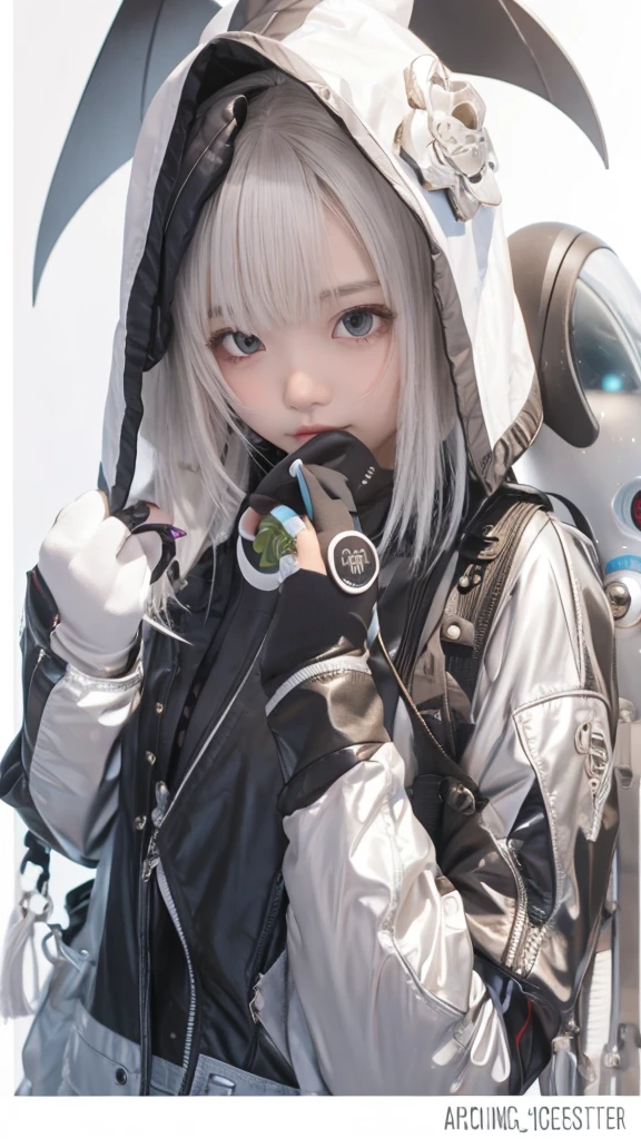Cute girl mini character
