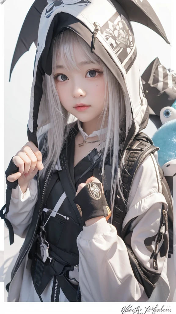 Cute girl mini character