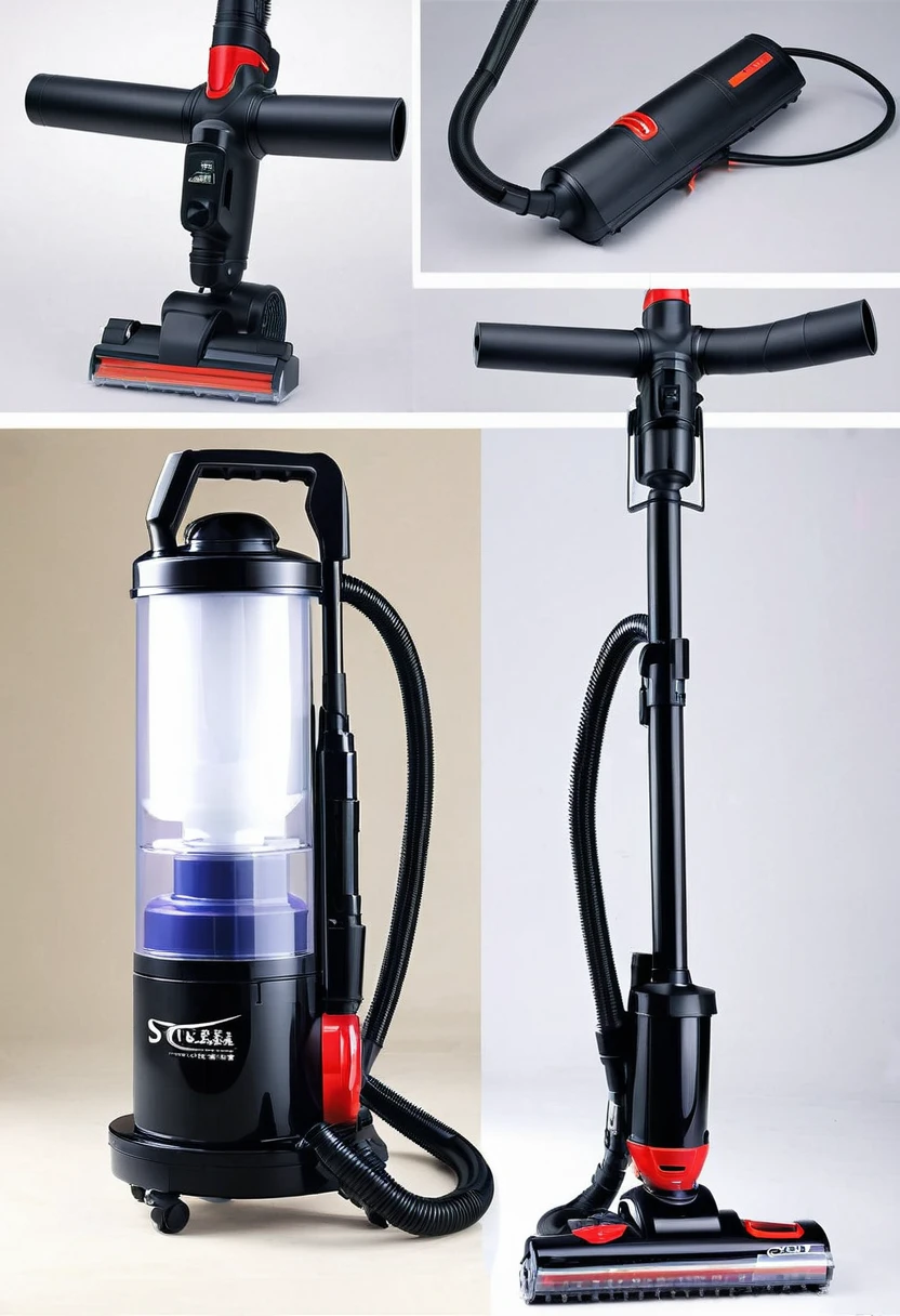 Stick cleaner、Cyclone vacuum cleaner、simple、cool、design、cyber-、rifle