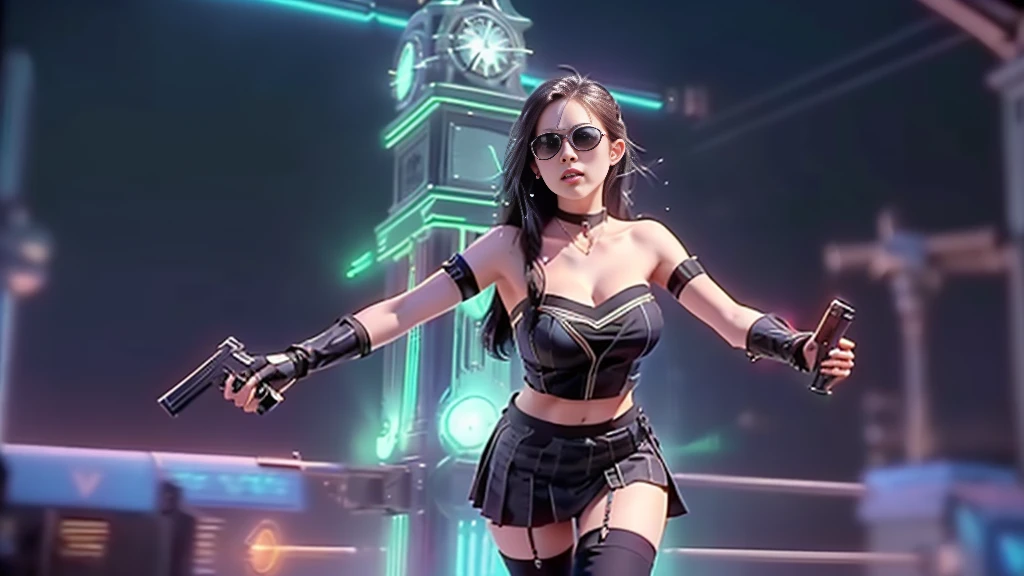 a strong busty female hawk bird wearing sunglasses,pointing finger at camera,purple lighting,cinematic lighting,dramatic atmosphere,highly detailed,photorealistic,sharp focus,hyperrealistic,3d render,8k,masterpiece,award winning,intricate details,realistic textures,clean crisp lines,stunning depth of field,dramatic moody lighting,(best quality,4k,8k,highres,masterpiece:1.2),ultra-detailed,(realistic,photorealistic,photo-realistic:1.37),HDR,UHD,studio lighting,ultra-fine painting,sharp focus,physically-based rendering,extreme detail description,professional,vivid colors,bokeh