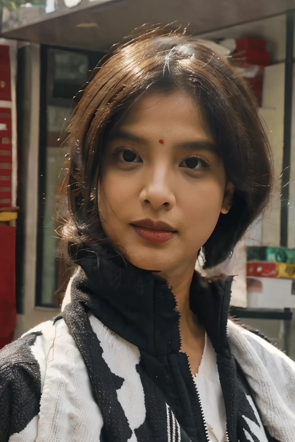বাসায় জামা পাল্টাচ্ছে
