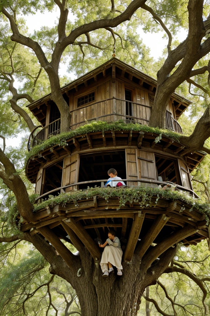 The Family Nest**
   - A cozy nest high in an ancient oak tree.